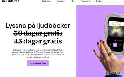 Allt om ljudbokstjänsten BookBeat