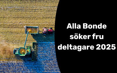 Alla Bonde söker fru deltagare 2025